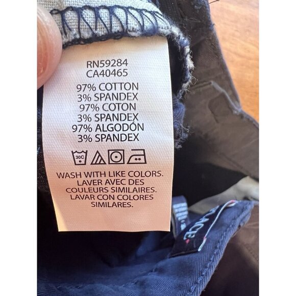 The Children's Place Girls Uniform Chino Pants 18 Blue Bootcut Stretch NWT 2 PAC - Picture 7 of 8